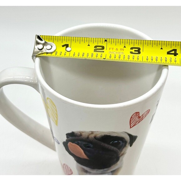 Pug Mug 'The Dog' Pug Puppy Ceramic Cone Shaped Coffee Mug 12oz - Picture 7 of 7